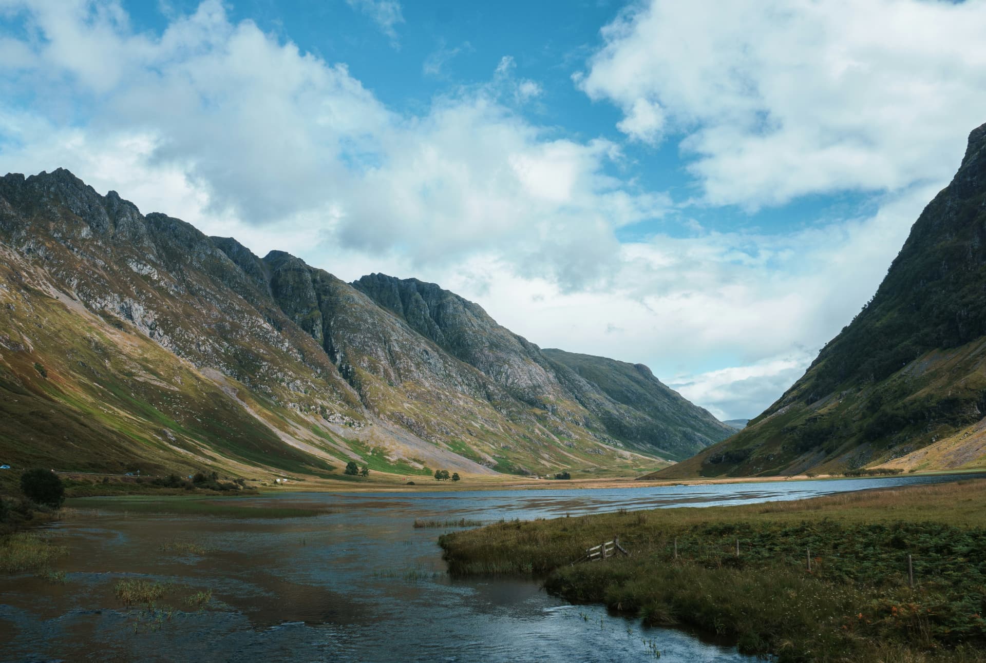Loch Achtriochtan in Glencoe